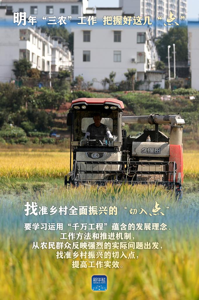 明年“三農”工作，這幾個“點”要把握好