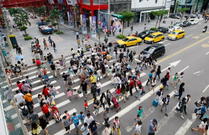 圖為信義商圈。圖片來源：臺灣“中時新聞網(wǎng)”。