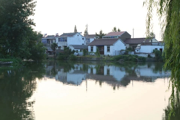 江蘇省揚州市寶應(yīng)縣柳堡鎮(zhèn)團(tuán)莊村村景。江蘇鄉(xiāng)村規(guī)劃建設(shè)研究會供圖