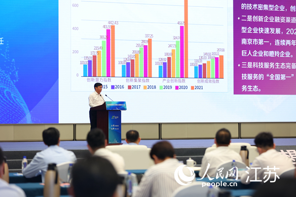 2022南京江北新區(qū)創(chuàng)新活力指數(shù)發(fā)布。江北新區(qū)供圖