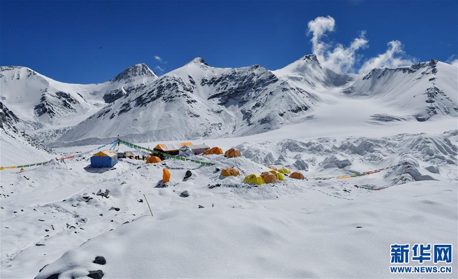 （2020珠峰高程測量）（8）冰雪世界的前進營地